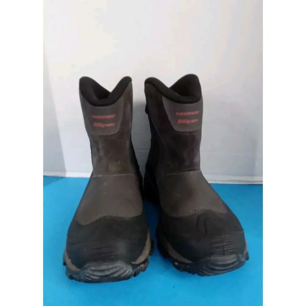 Columbia Waterproof Winter Snow‎ Boots 200g Insulated Pull On Gray